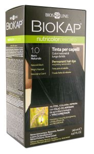 Biokap - Permanent HAIR Colors Delicato 1.00 Natural Black