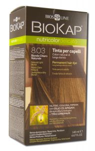 Biokap - Permanent HAIR Colors Delicato 8.03 Natural Light Blonde
