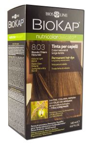 Biokap - Permanent HAIR Colors Delicato+ 8.03 Natural Light Blonde