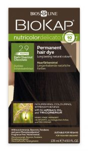 Biokap - Rapid Permanent HAIR Color Delicato Rapid 2.90 Dark Chestnut Chocolate 4.67 oz