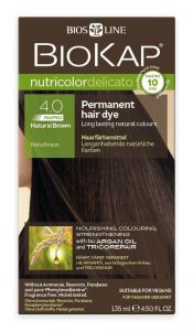 Biokap - Rapid Permanent HAIR Color Delicato Rapid 4.00 Brown 4.67 oz