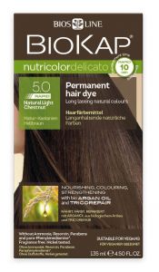 Biokap - Rapid Permanent HAIR Color Delicato Rapid 5.00 Natural Light Chestnut 4.67 oz
