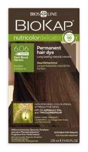 Biokap - Rapid Permanent HAIR Color Delicato Rapid 6.06 Dark Blonde Havana 4.67 oz