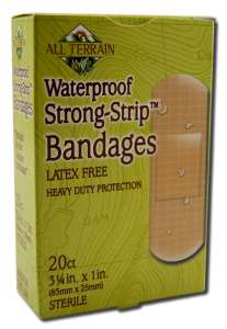 All Terrain Company - Ecoguard PRODUCTS Waterproof Strong Strip Bandages 20 pc