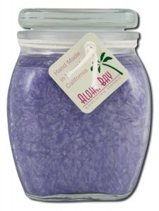 Aloha Bay Palm Wax Candles - Coconut Wax Square Top Jar PERFUME Blends With Essential Oils Peace 13.
