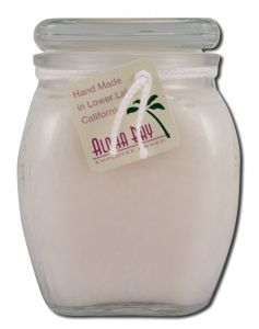 Aloha Bay Palm Wax Candles - Coconut Wax Square Top Jar PERFUME Blends With Essential Oils Bahia Coc