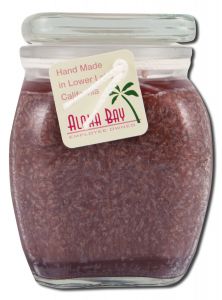 Aloha Bay Palm Wax Candles - Coconut Wax Square Top Jar PERFUME Blends With Essential Oils Kona Coff