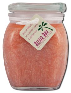 Aloha Bay Palm Wax Candles - Coconut Wax Square Top Jar PERFUME Blends With Essential Oils Honey Amb