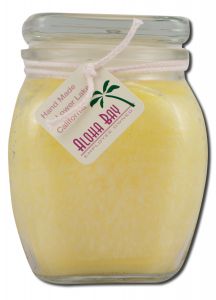 Aloha Bay Palm Wax Candles - Coconut Wax Square Top Jar PERFUME Blends With Essential Oils Maui Plum
