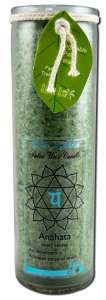 Aloha Bay Palm Wax CANDLEs - Chakra Jars Anahata (Green) Unscented 16 oz