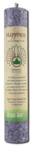 Aloha Bay Palm Wax CANDLEs - Chakra Energy Pillars 1.375 in x 8in 20-30 Hours Happiness