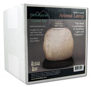 Aloha Bay - Himalayan Salt LAMPs White Salt Aroma LAMP