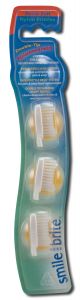 SmilE BritE ToothbrushEs - REplacEablE HEad ToothbrushEs Nylon DoublE Tip REplacEmEnt HEad 3 Nylon E