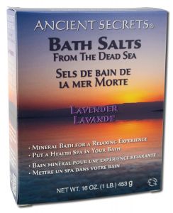 AnCIEnt SECrEts - DEad SEa AroMathErapy Bath Salts Bath Salt LavEndEr 1 lb