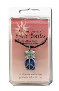Ancient Secrets - Aromatherapy Spirit Bottle Necklace Peace-Cobalt