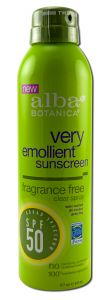 Alba Botanica - Sun Care Products Continuous Spray Fragrance Free SUNSCREEN SPF 50 6 oz