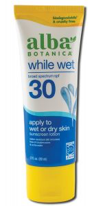 Alba Botanica - Sun Care Products While Wet SPF30 Sunscreen LOTION 3 oz
