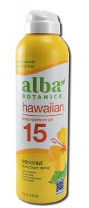 Alba Botanica - Sun Care Products SUNSCREEN Spray SPF15 5 oz