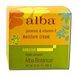 Alba Botanica - Hawaiian Skin Care Jasmine and VITAMIN E Moisture Cream 3 oz