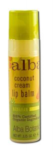 Alba Botanica - Alba Lip Balms Coconut Cream Lip Balm .15 oz each