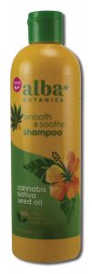 Alba Botanica - Hawaiian Hair Care Smooth and Soothe SHAMPOO 12 oz