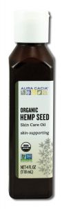 Aura Cacia - Skin Care Oils (Carrier Oils) Hemp SEED Certified Organic 4 oz