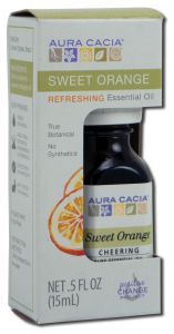 Aura Cacia - Essential OILs Sweet Orange Boxed .5 oz