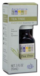 Aura Cacia - Essential OILs Tea Tree Boxed .5 oz