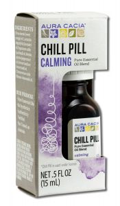 Aura Cacia - Essential Oil Blends Chill Pill Boxed .5 oz
