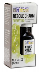Aura Cacia - Essential Oil Blends Rescue CHARM Boxed .5 oz