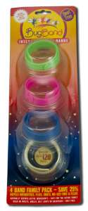 Bugband - Wristbands Family Assorted 4 PC