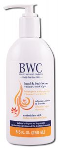 Beauty Without Cruelty (bwc) - Vitamin C with Coq10 Hand and Body LOTION 8.5 oz