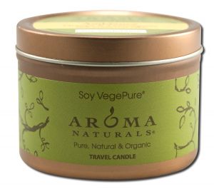 Aroma Naturals - Soy Small Tin AmBianCE OrangE LEmongrass