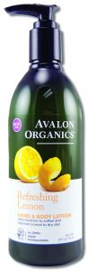 Avalon Organic Botanicals - Therapeutic Hand & Body LOTION Lemon 12 oz