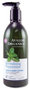 Avalon Organic Botanicals - Therapeutic Hand & Body LOTION Peppermint