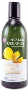 Avalon Organic Botanicals - Organic Botanicals Shower Gels Lemon 12 oz