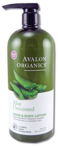 Avalon Organic Botanicals - Value Size Unscented Hand and Body LOTION 32 oz