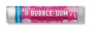 Crazy Rumors - Lip Balm Bubble Gum .15 oz