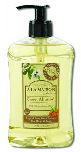 A La Maison - Liquid SOAP Sweet Almond 16.9 oz