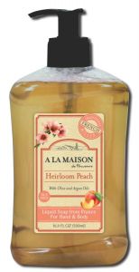 A La Maison - Liquid SOAP Heirloom Peach 16.9 oz