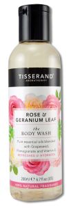 Tisserand - Bath & Body Collection Rose and Geramium Leaf Body Wash 6.7 oz