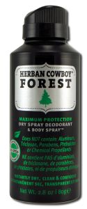 Herban Cowboy - Deodorant Dry Spray Forest 2.8 oz