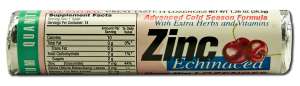 Quantum Inc. - Cold Season Products ZincEchinacea Lozenge Roll 14 ct