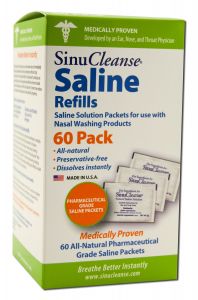 SinuclEansE SystEms - SinuclEansE SalinE REfill PackEts 60 ct