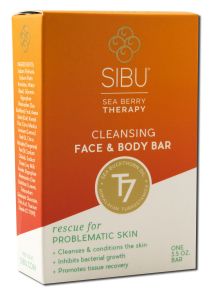 Sibu Beauty - Facial Care Cleanse and Detox Beauty Bar Facial SOAP 3.5 oz