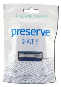 Preserve - Shave 5 System Shave 5 Replacement Blades 4 ct