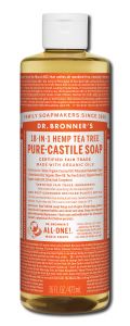 Dr Bronners - Liquid Castile Soap Tea Tree 16 oz