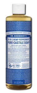 Dr Bronners - Liquid Castile Soap Peppermint 16 oz