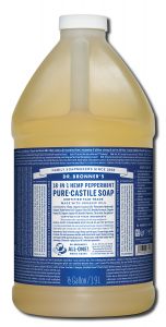 Dr Bronners - Liquid Castile Soap Peppermint 64 oz