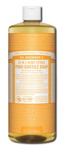 Dr Bronners - Liquid Castile SOAP Citrus Orange 32 oz